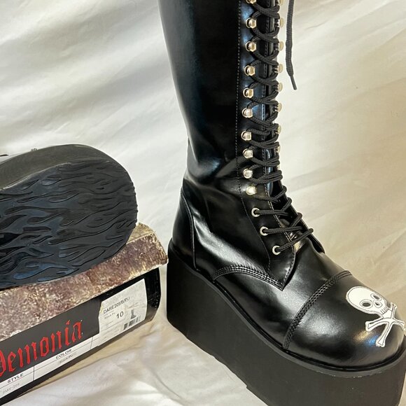 Brand New Demonia Dare 209 Men's Boots - Picture 2 of 3
